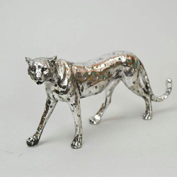 楽天市場】豹の置物 置物 ヒョウ 風水 おしゃれ インテリア オブジェ