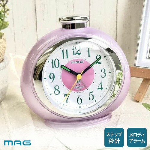 楽天市場】目覚まし時計 ノア MAG マグ フルーティ T-379 ピンク