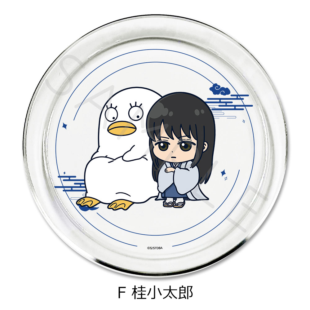 楽天市場】TVアニメ『銀魂』 クリアプレート A(坂田 銀時) B(志村 新八