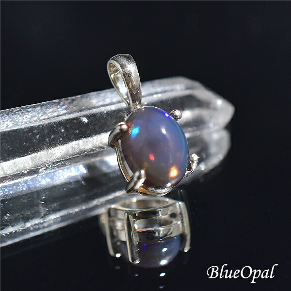 楽天市場】エチオピアブルーオパール オパール ペンダントトップ