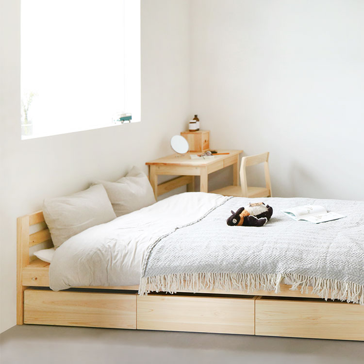 楽天市場】【リラックス効果付】シングル 総ひのき 高さ調整 簡単組立