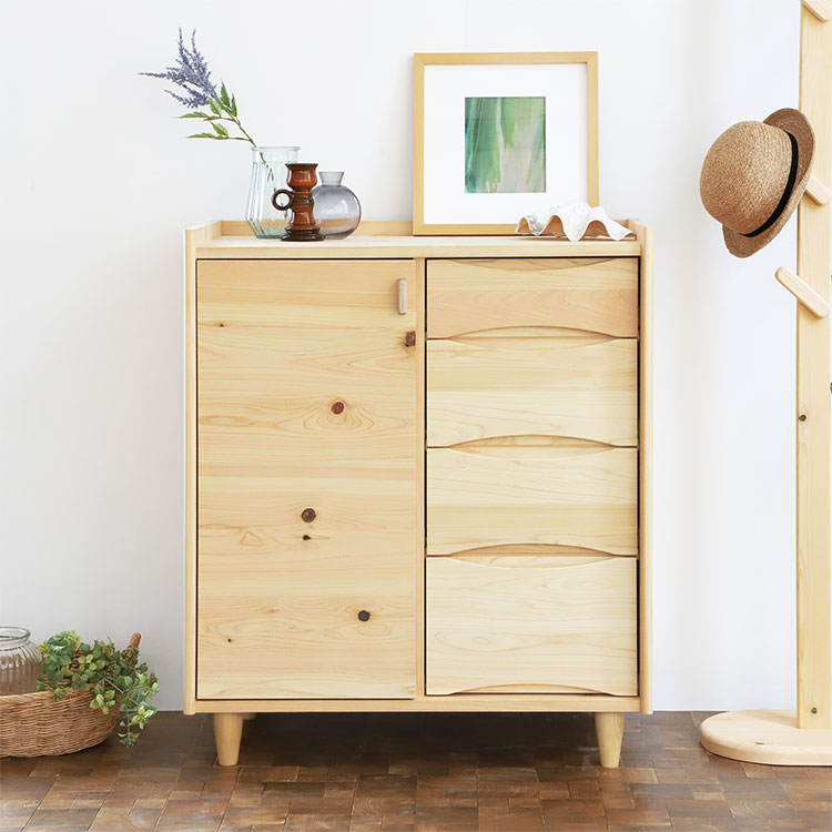 楽天市場】リビング収納 キッチン収納 チェスト サイドボード ドロワー