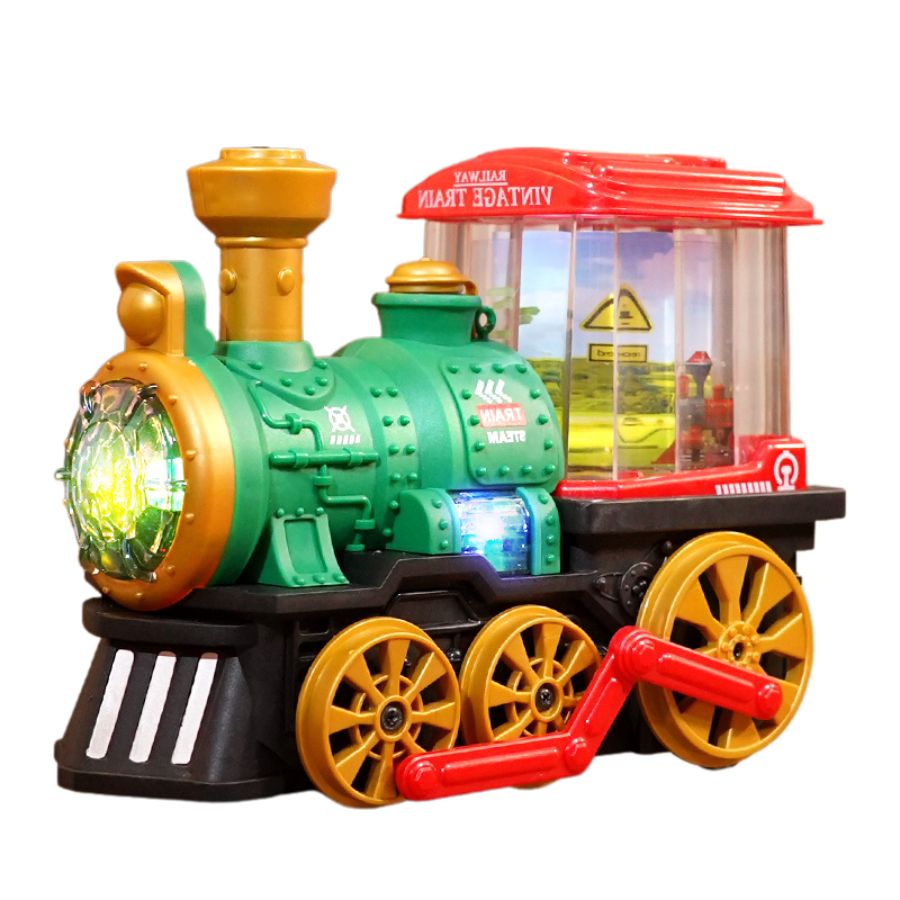 楽天市場】自動走行／ おもちゃ 列車 電動 蒸気機能 ライト付き 音が