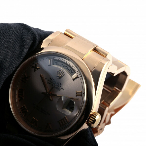 楽天市場】ロレックス ROLEX デイデイト 118205 ピンク/ローマ文字盤