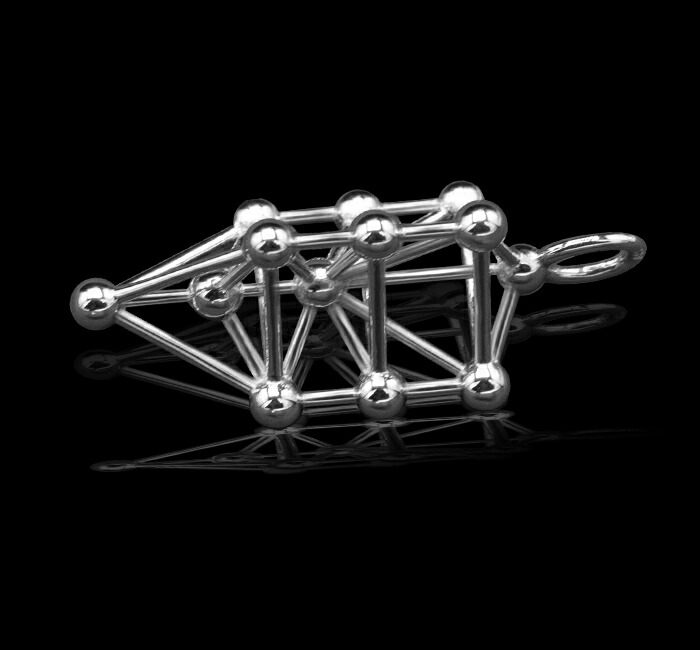 楽天市場】立体カバラ パドマネックレス /SV（シルバー） : クスリエ