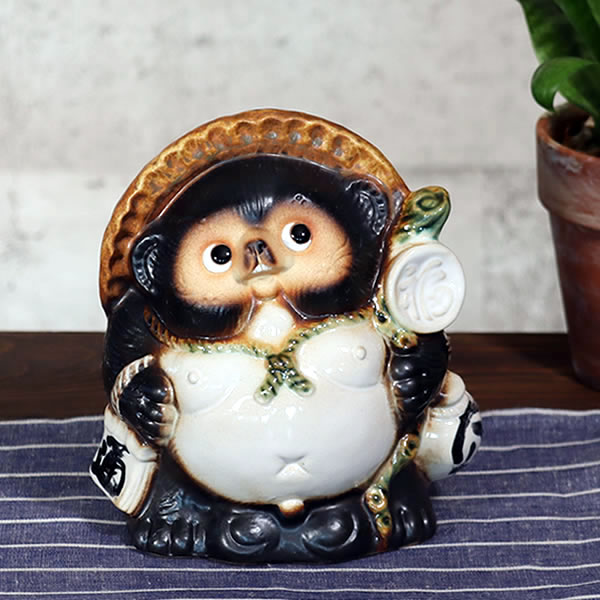 楽天市場】【ポイント10倍】信楽焼 6号福々狸(オス) 信楽焼たぬき