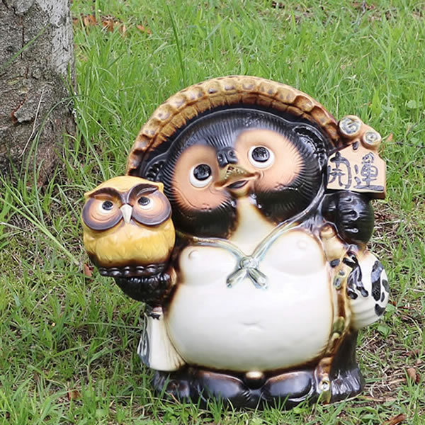 楽天市場】信楽焼 たぬき 送料無料 タヌキ 陶器タヌキ たぬき置物 や