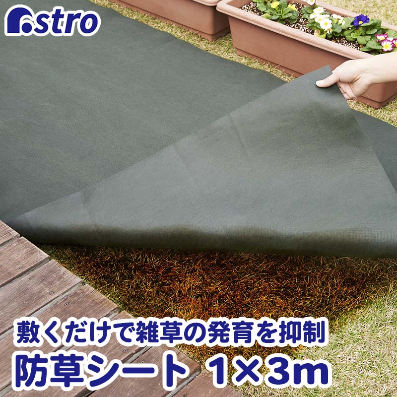 楽天市場】【店内最大20%FFクーポン】高耐久 厚手 防草シート 1×3m