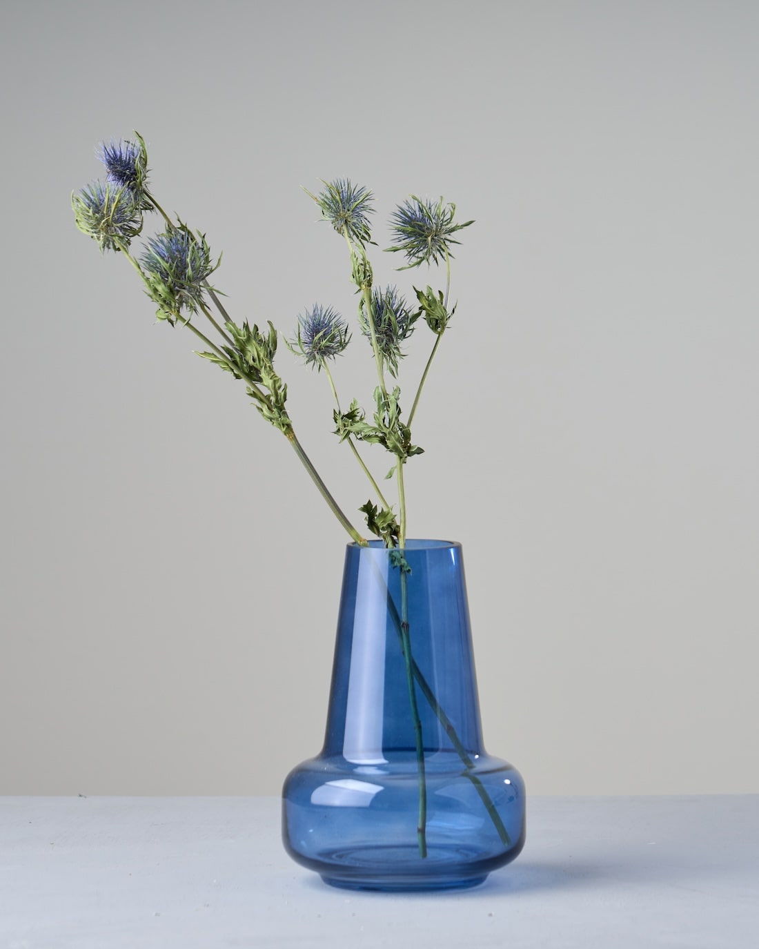 フラワーベース］ビッグガラスベース ブルー商品ページ - 土と風の植物園