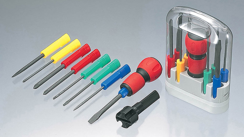 ANEX POP電工グリップ8本組ドライバーセット 【ANEX_6880