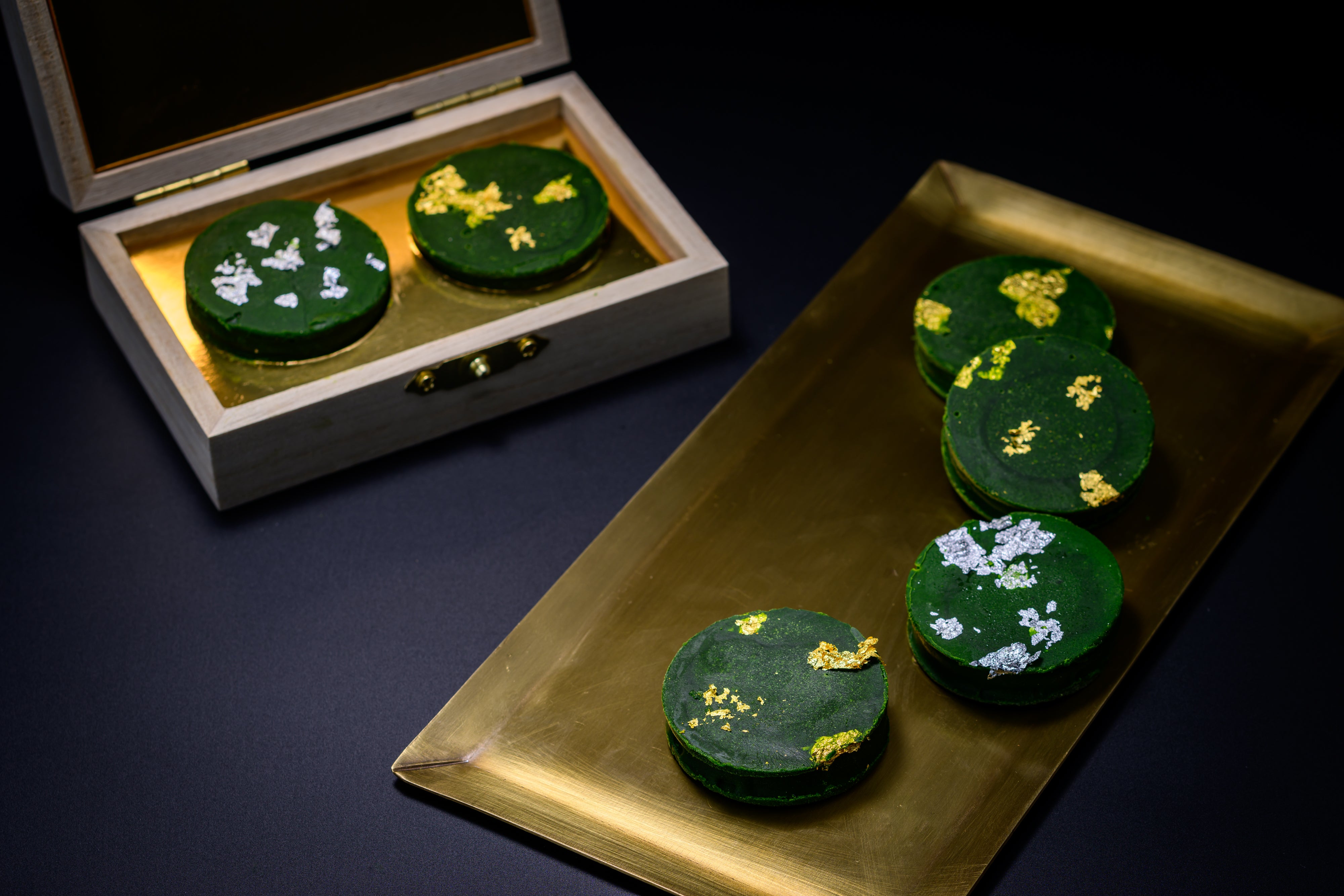 御抹茶パレドール ‐あさひ（金箔）・さみどり（銀箔）‐ – TSURII KYOTO