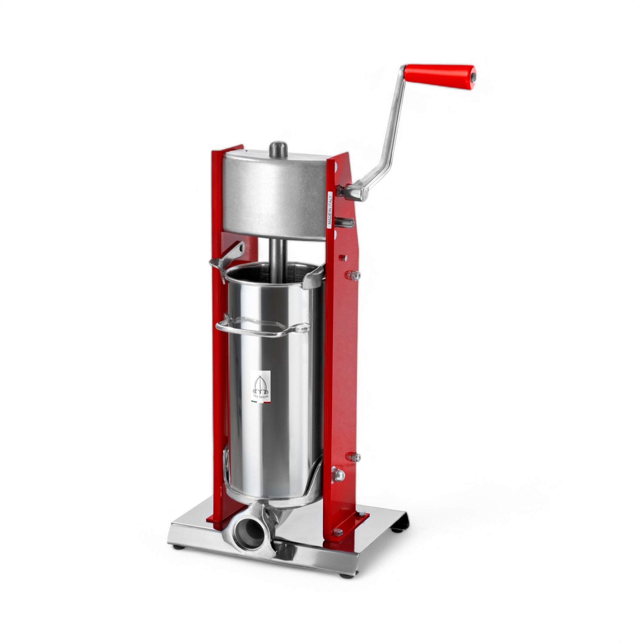 MOD 5V classic vertical sausage stuffer – 5 liter – Tre Spade