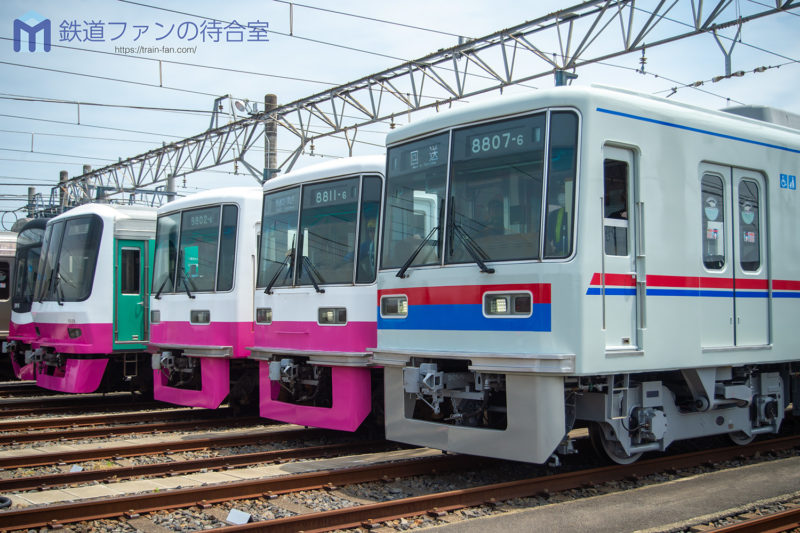 松戸線】元・新京成8800形が京成通勤車塗装に！8807編成 出場試運転