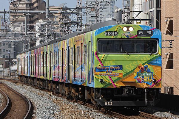 103系 USJラッピング編成 JRゆめ咲・大阪環状線