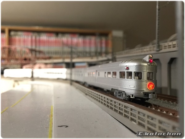 KATO 106-055「California Zephyr 11両セット」他入線: Nゲージの