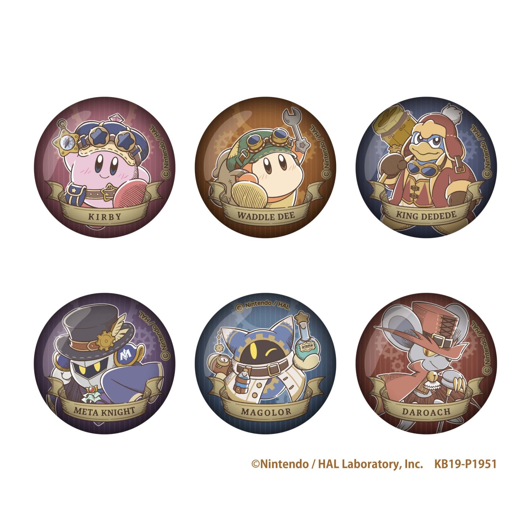 星のカービィ 夢幻の歯車 ガラスマグネット - 株式会社ツインクル