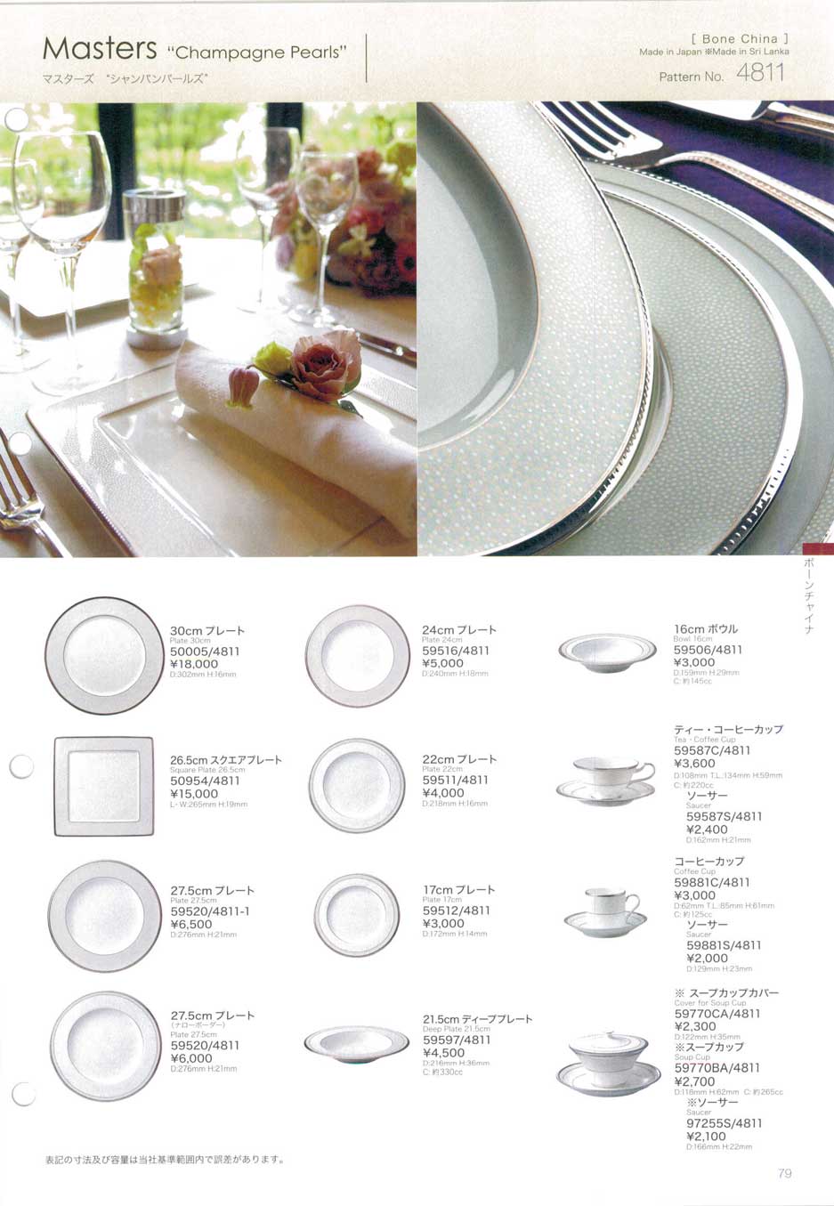 食器 マスターズ シャンパンパールズノリタケ2019－79ページ