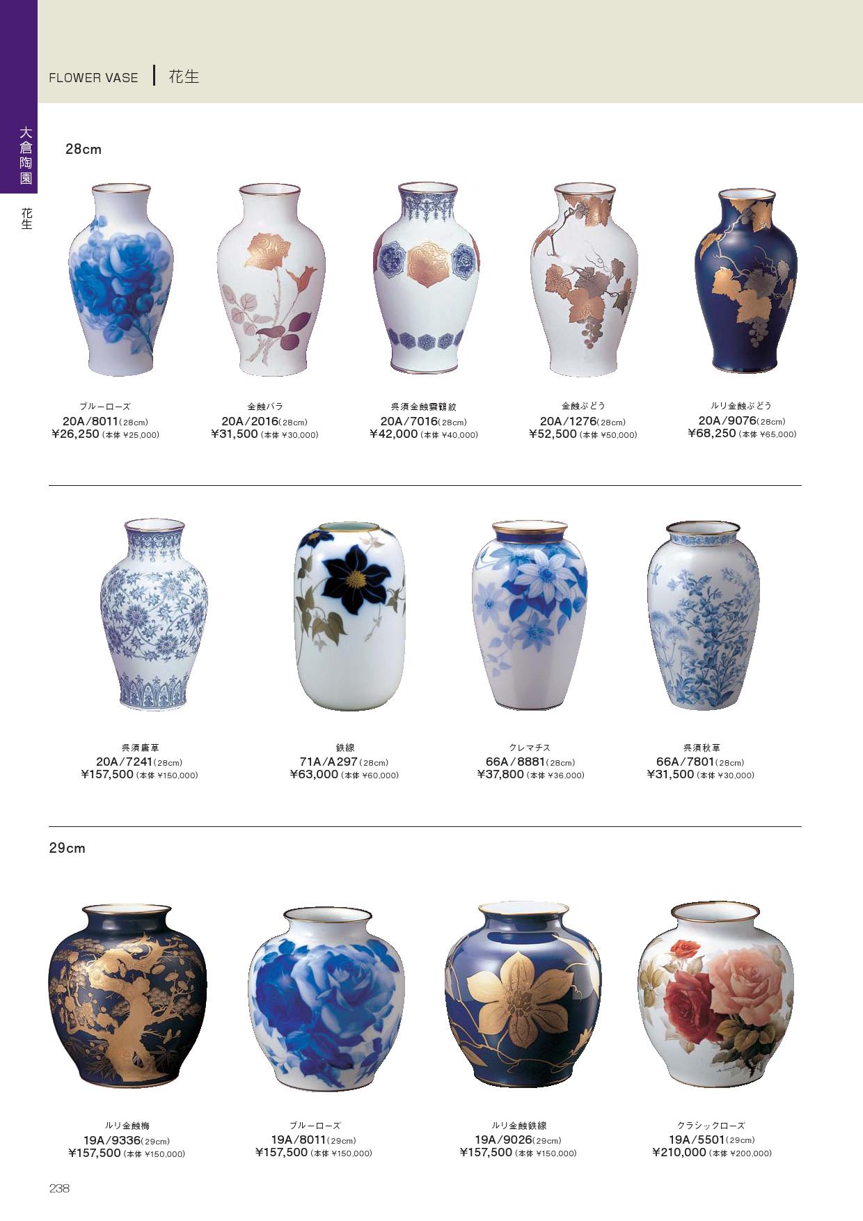 食器 大倉陶園・花生ノリタケ2010－238ページ
