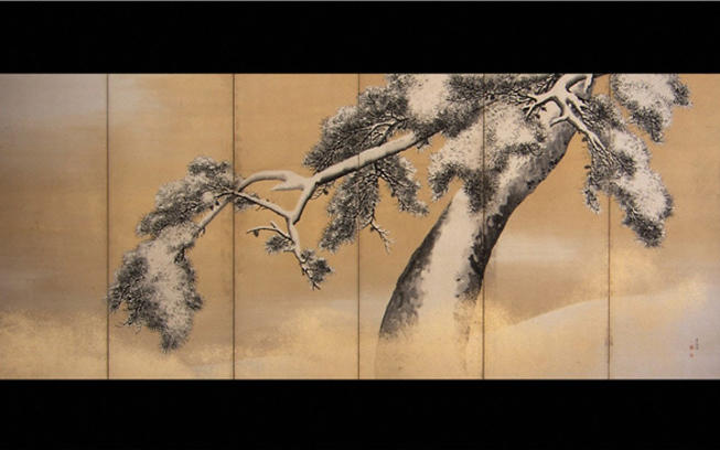 日本絵画に革命を起こした絵師・円山応挙。代表作にして国宝「雪松図