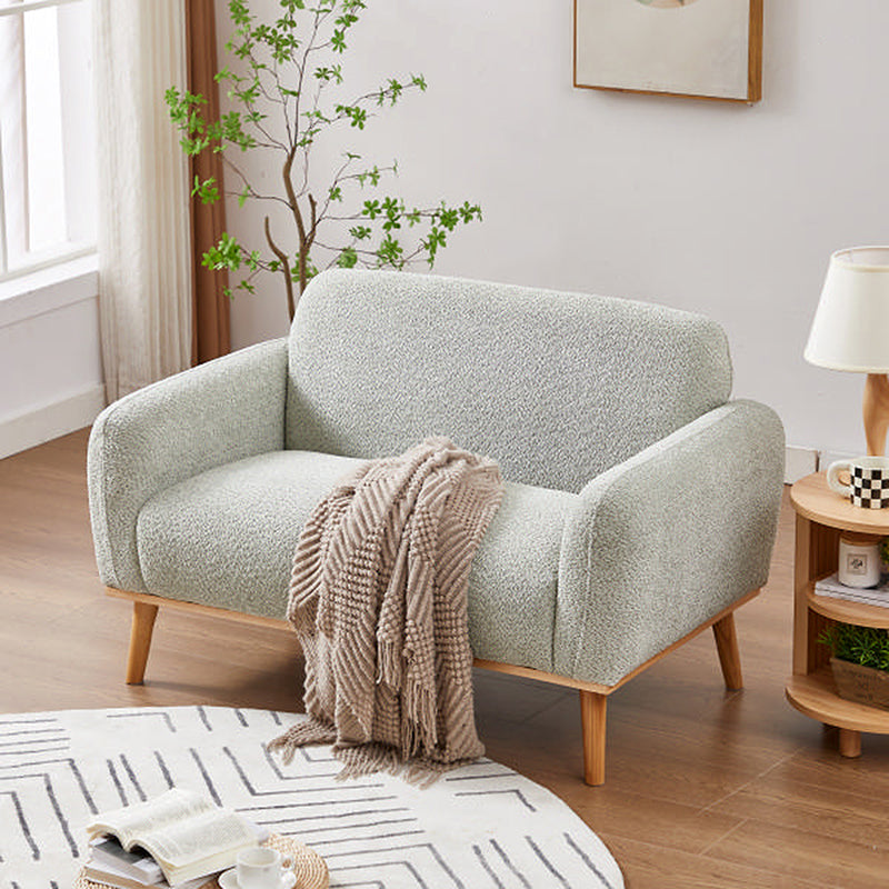 ソファー 2人掛け パイル地 ホワイト モダン オシャレ ソファ