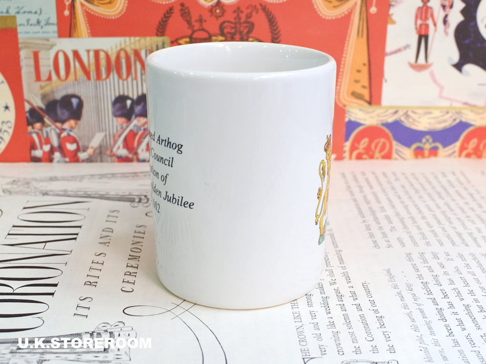 UKストアルームCO136 エリザベス女王 ゴールデンジュビリー マグ