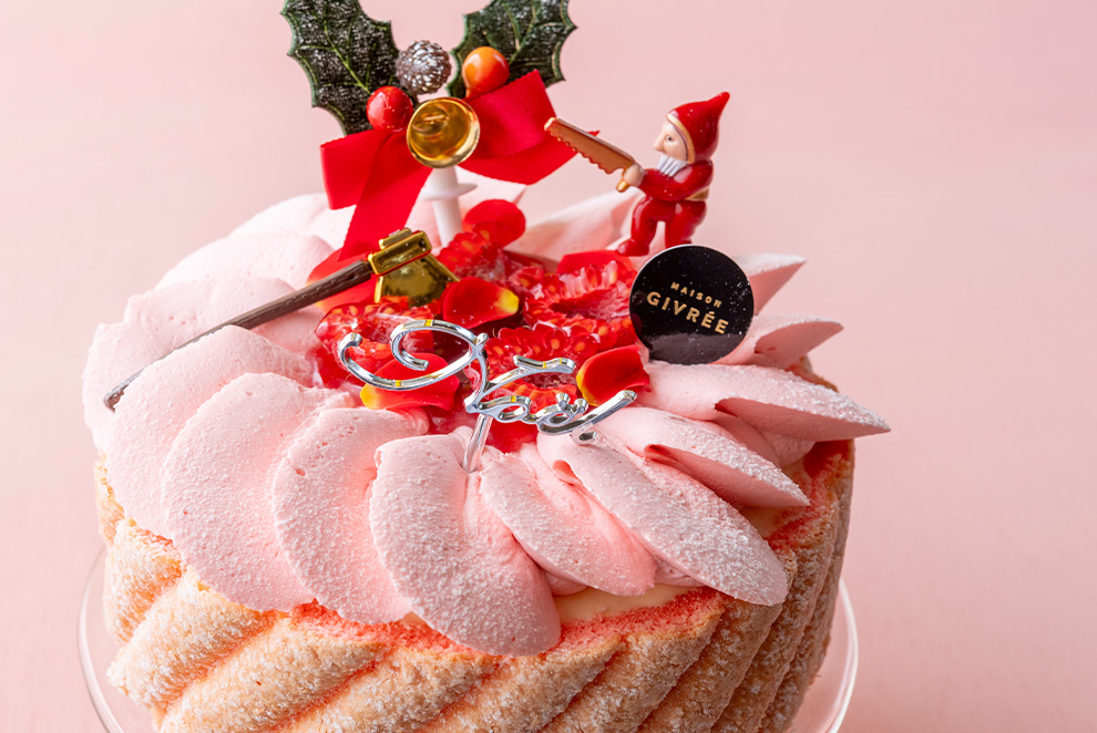 MAISON GIVREEメゾンジブレー クリスマスケーキ『シャルロット フリル