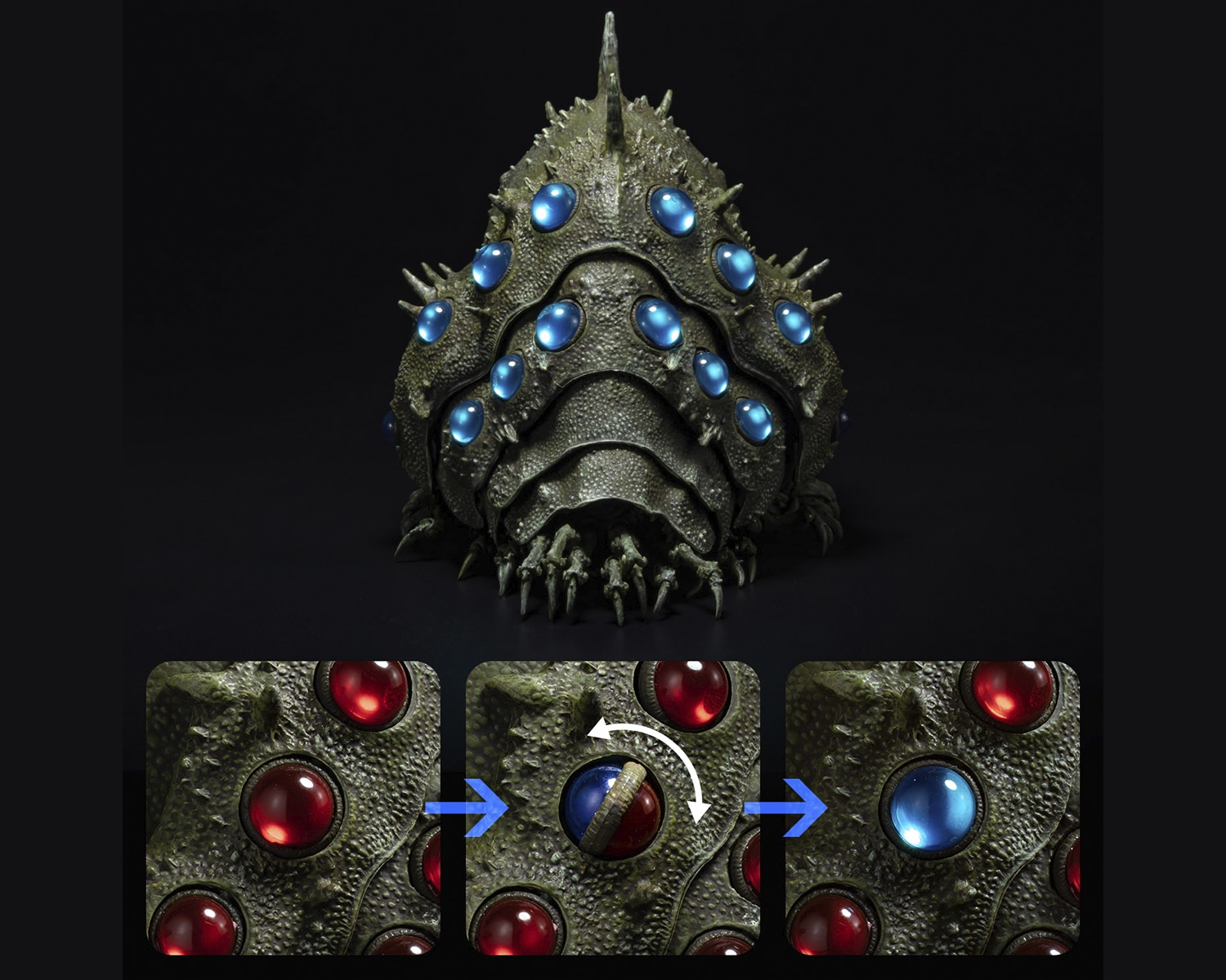 タケヤ式自在置物 風の谷のナウシカ 王蟲 | ユニオンクリエイティブ