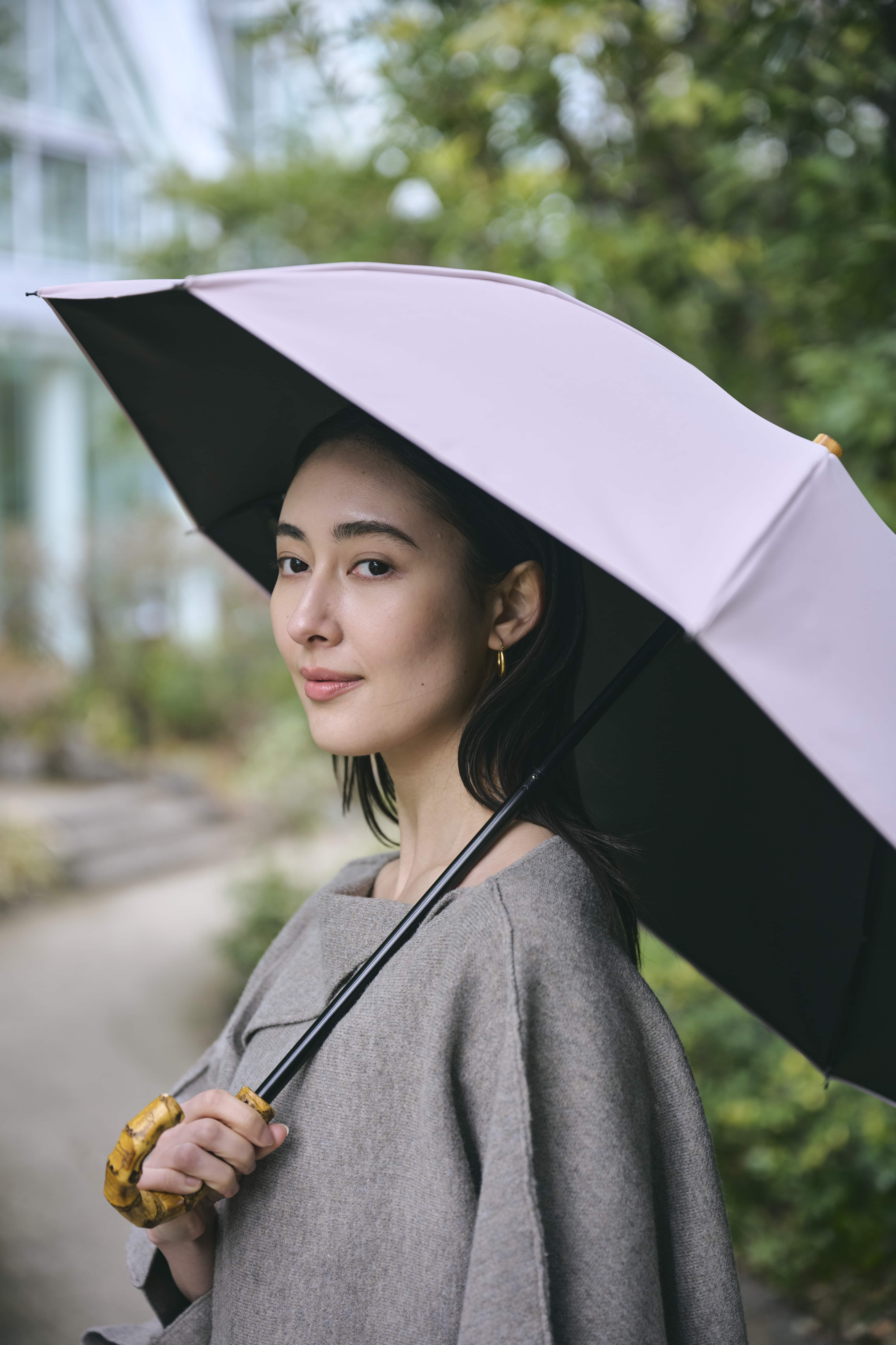 完全遮光100% 2段2WAY 折りたたみ日傘/ワンカラー(50cm)