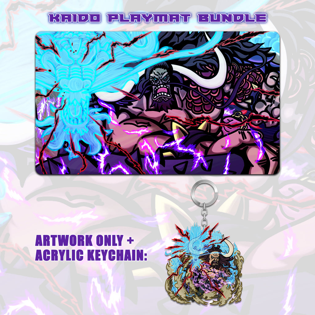 カイドウ ワンピース プレイマット バンドル – Usagi Draws