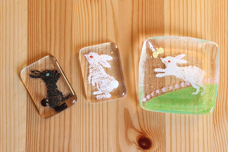 うさぎアート：土井朋子さん（ガラス作家）｜USAKURA