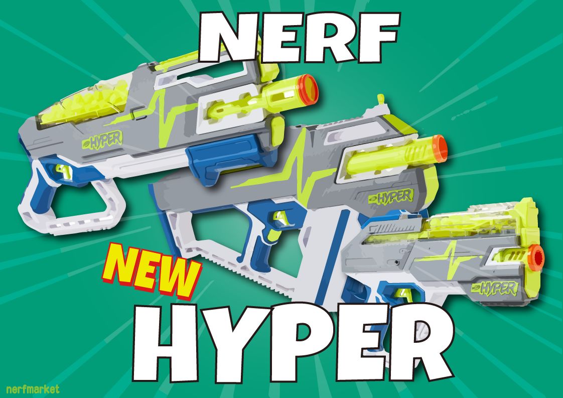新製品】ナーフ ハイパーシリーズが始動！ナーフ最強の初速と高速
