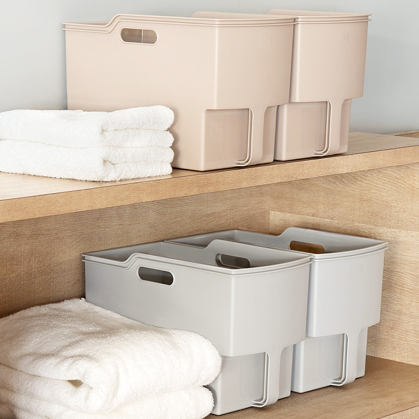 キッチン収納ケース ハンディストッカー スリム 4個セット 吊り戸棚