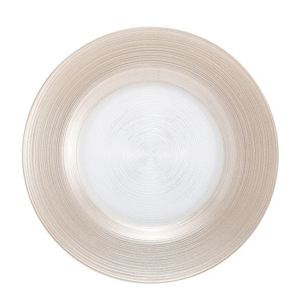 サークル プレート 27cm アイボリー | Vetro Felice - 幸せのガラス