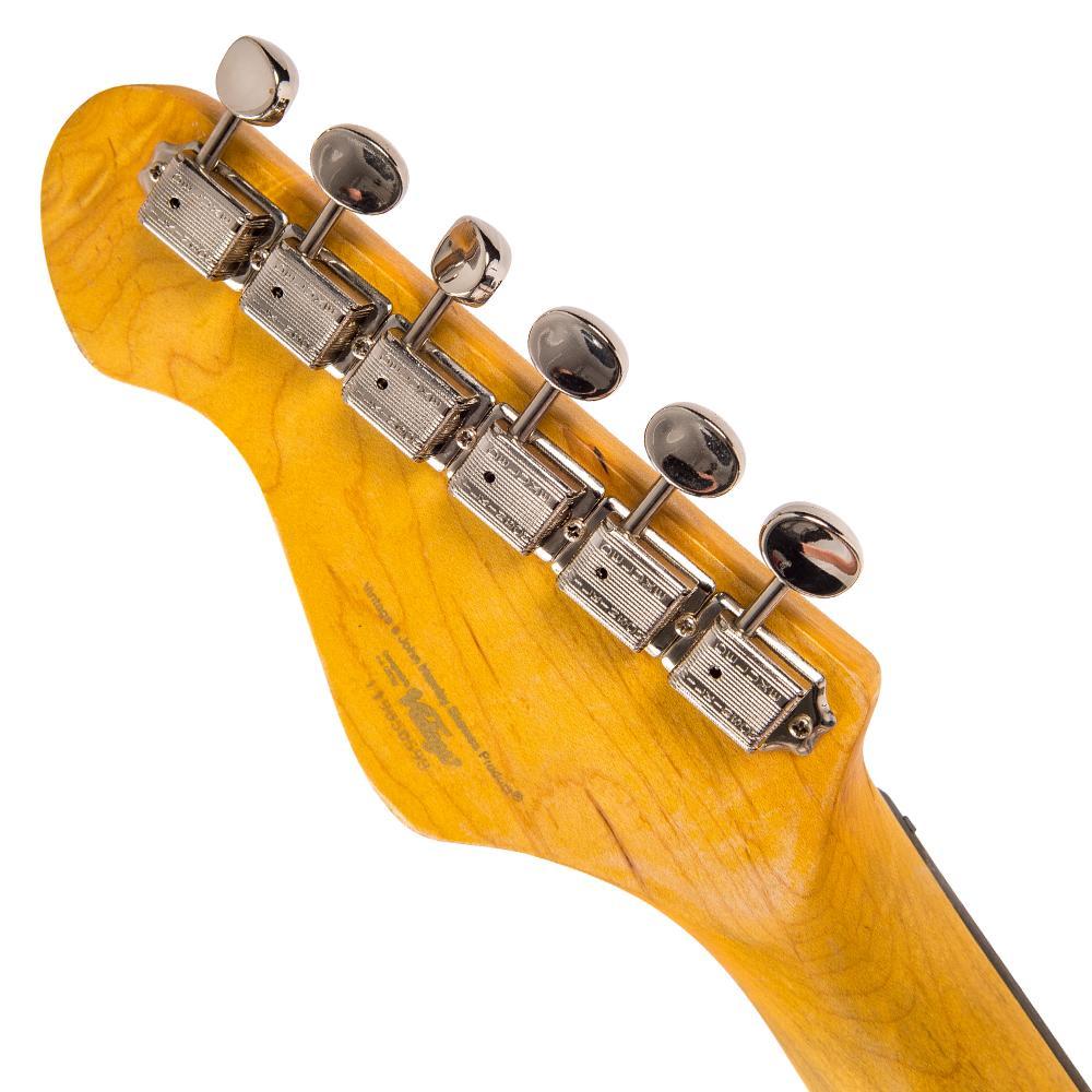 Vintage V6 ICON Electric Guitar ~ Distressed Sunburst – Vintage