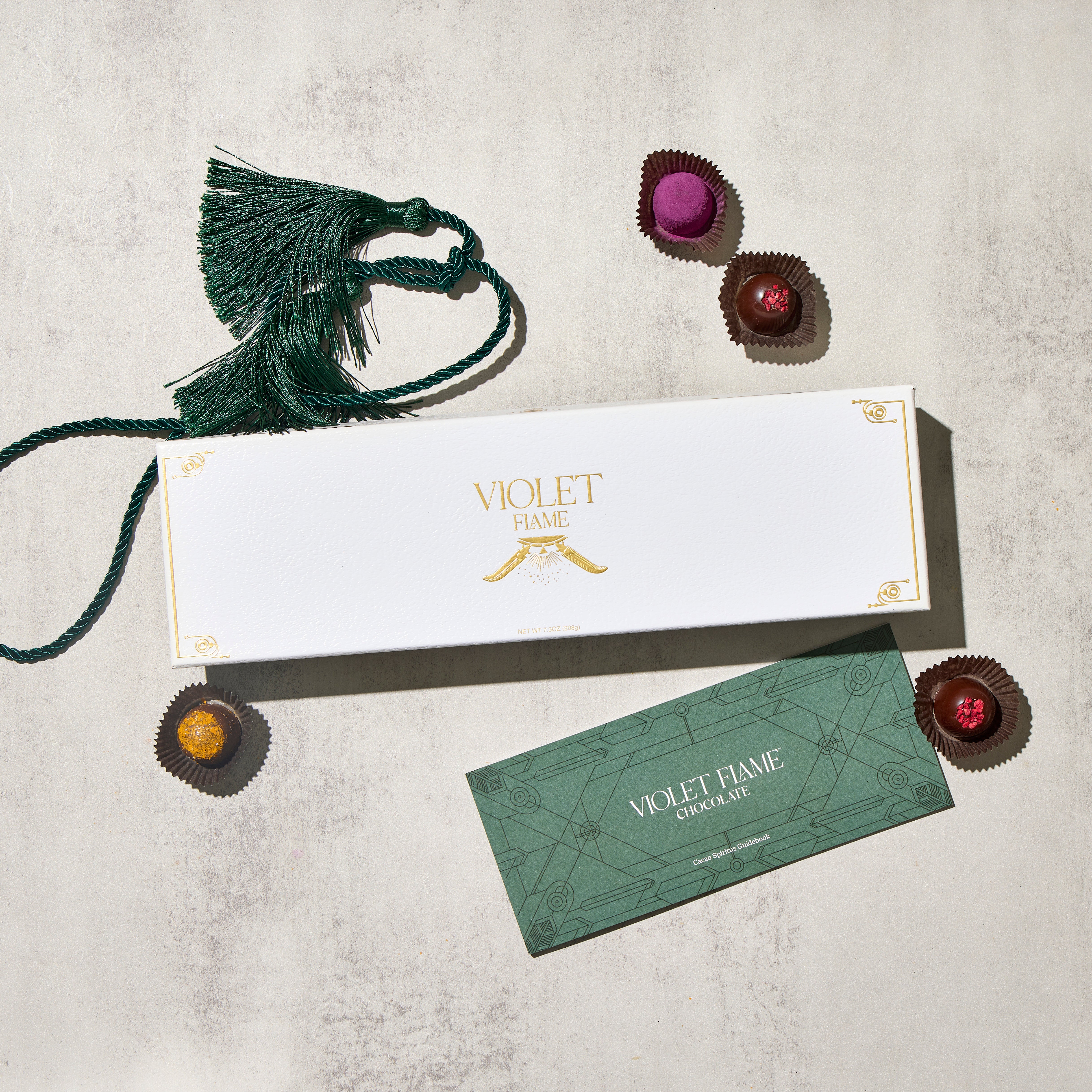 Violet Flame Chocolate by Katrina Markoff