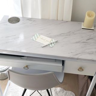 パソコンデスク,幅85cm,デスク,ガラスデスク,PCデスク,ワークデスク