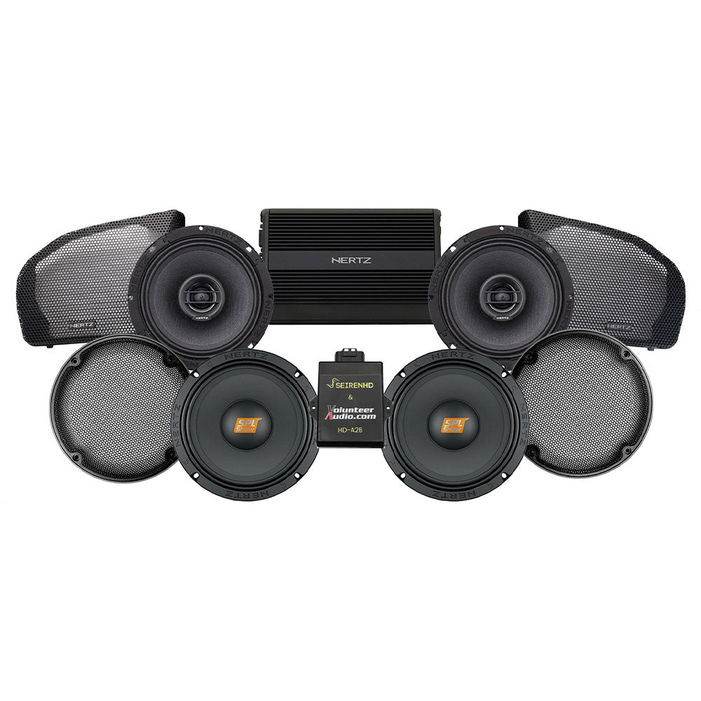 Hertz Premium A2B Stage 4 Plug & Play Amp And Speaker Package For