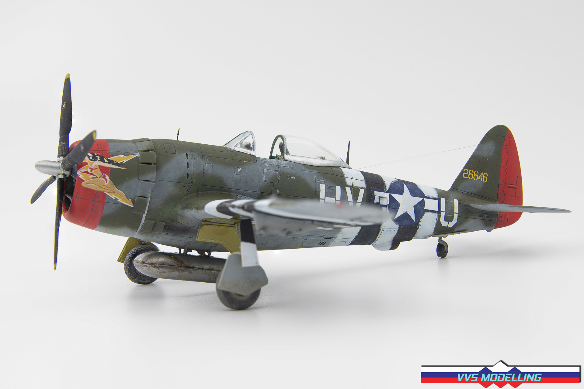 P-47D Thunderbolt; 61st FS 56th FG; HV-U – VVS modelling
