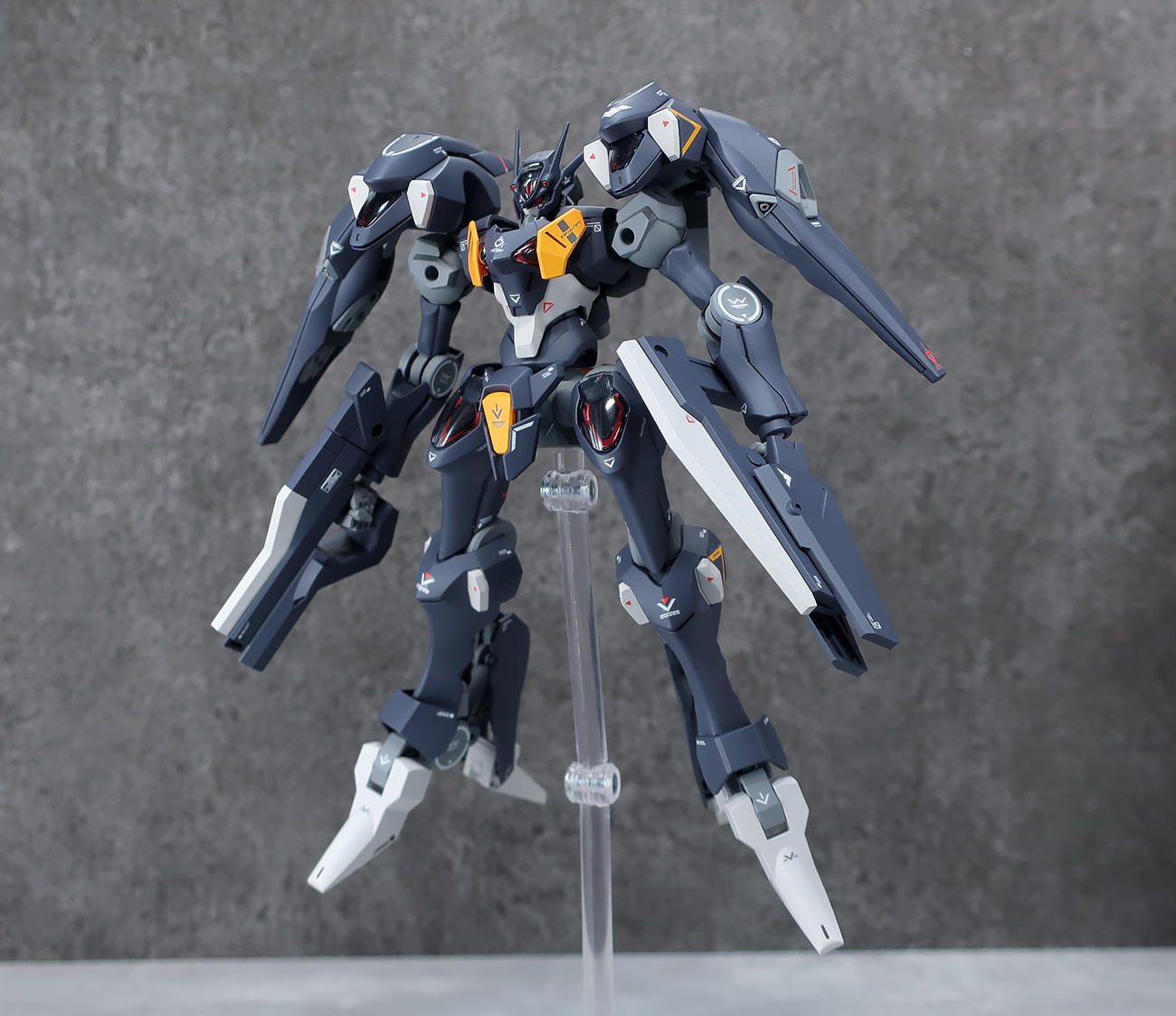 HG 1/144 ガンダムファラクト 拡張パーツセット 使用 塗装済み完成品