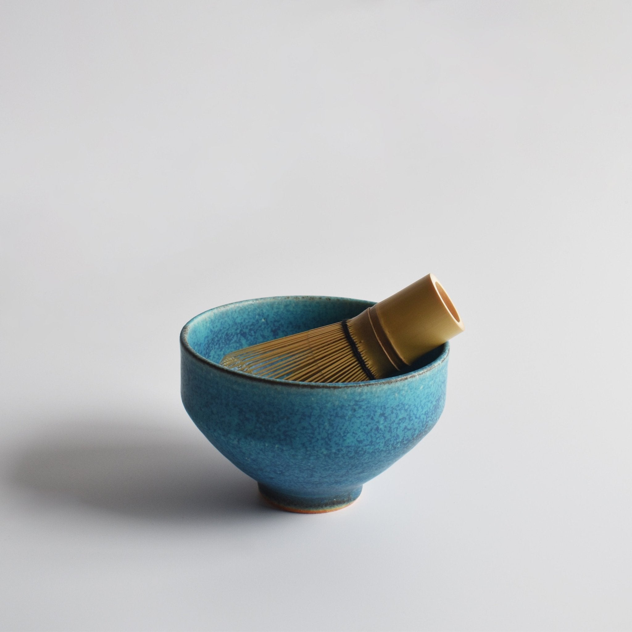 Matcha Bowl, Turquoise – Made in Japan | The Wabi Sabi Shop
