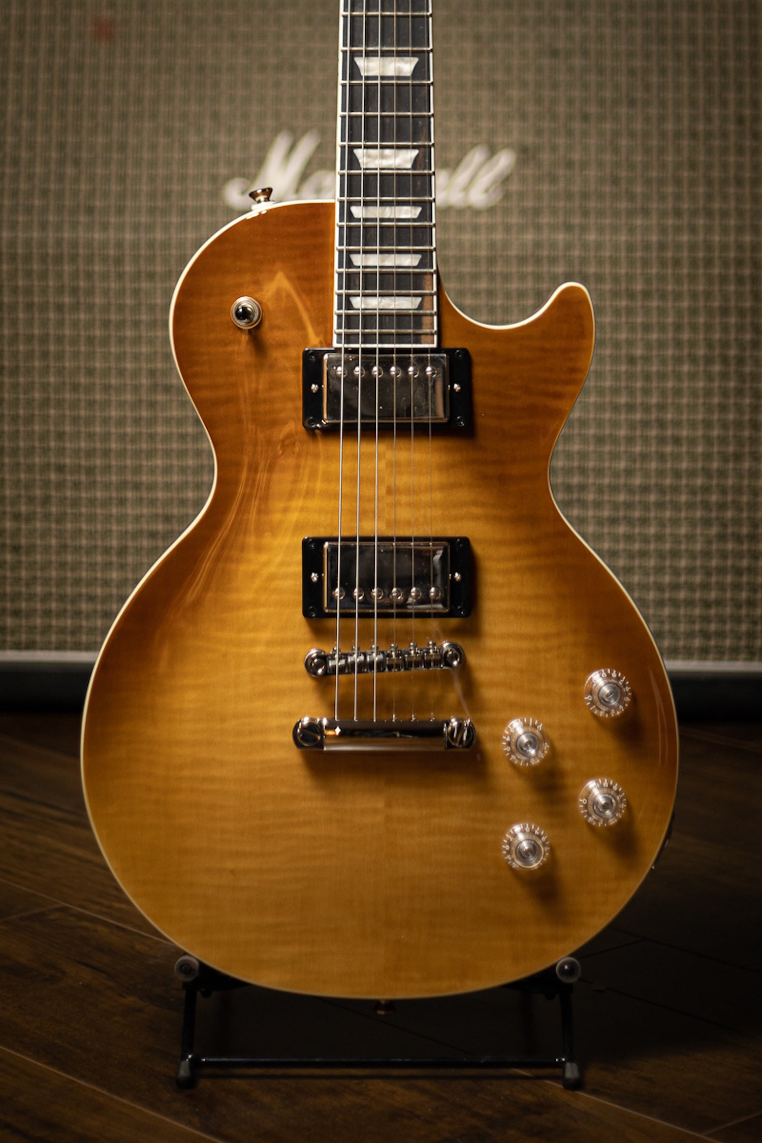 Epiphone Les Paul Modern Figured Electric Guitar - Caffe Latte