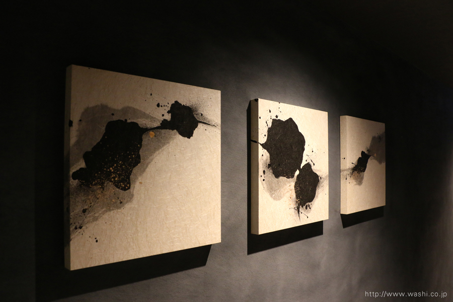 和紙インテリア アートパネル／washi art panel 製作事例15 | 創作和紙