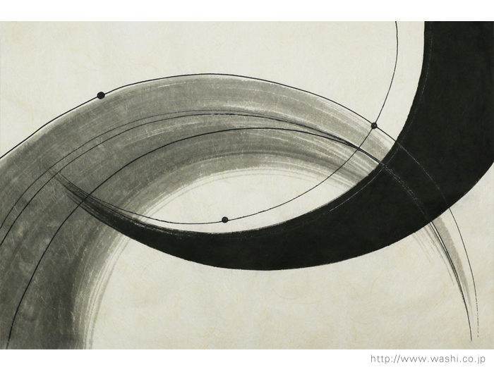 墨・金彩 S-705 | 創作和紙・インテリア企画製造の専門店 紙あさくら