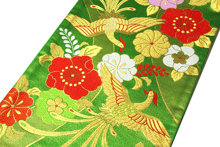 お仕立て付き 帯芯代込み】【訳あり】「七五三-十三参り-祝帯」 浅野絹