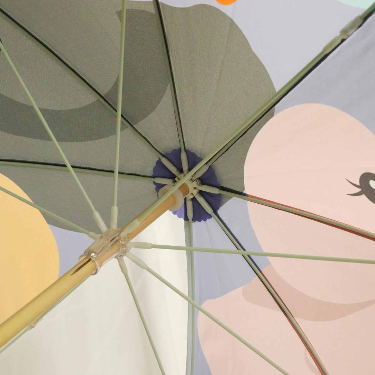 安全透明子供傘-わらわべあひる｜おしゃれな和柄傘ブランド［和傘や
