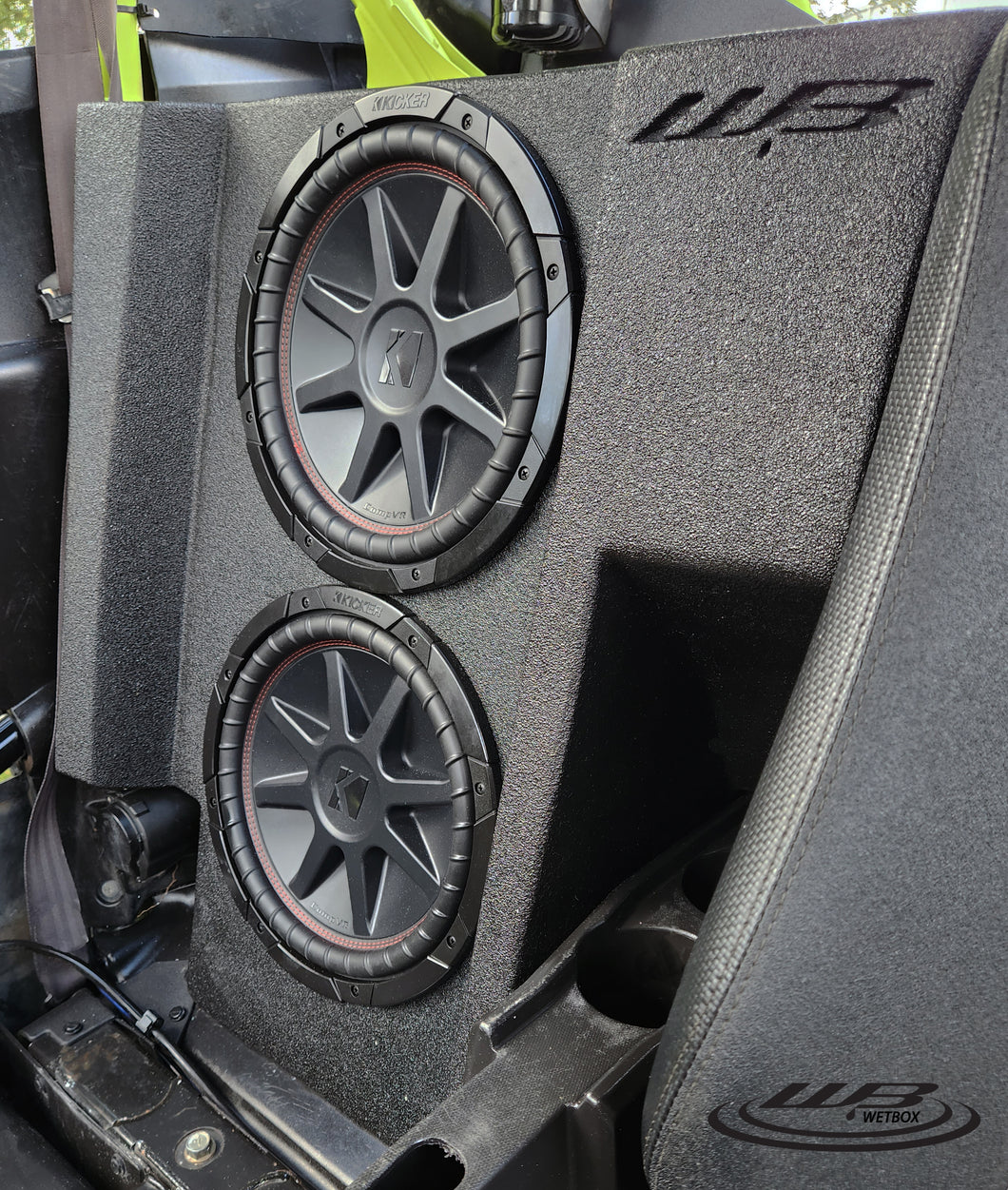 Kawasaki Teryx KRX 1000 dual 12 sub enclosure (includes speakers