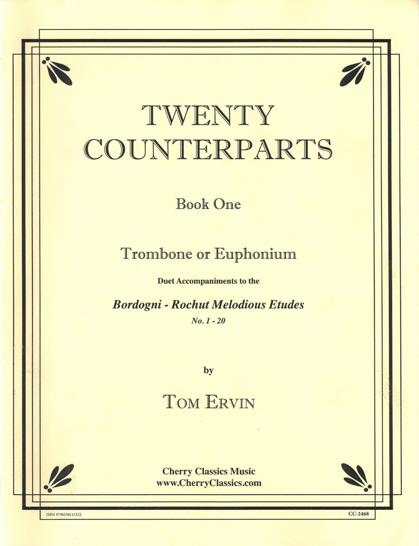 20のカウンターパート 第1巻 (ロッシュ「メロディアス・エチュード」の