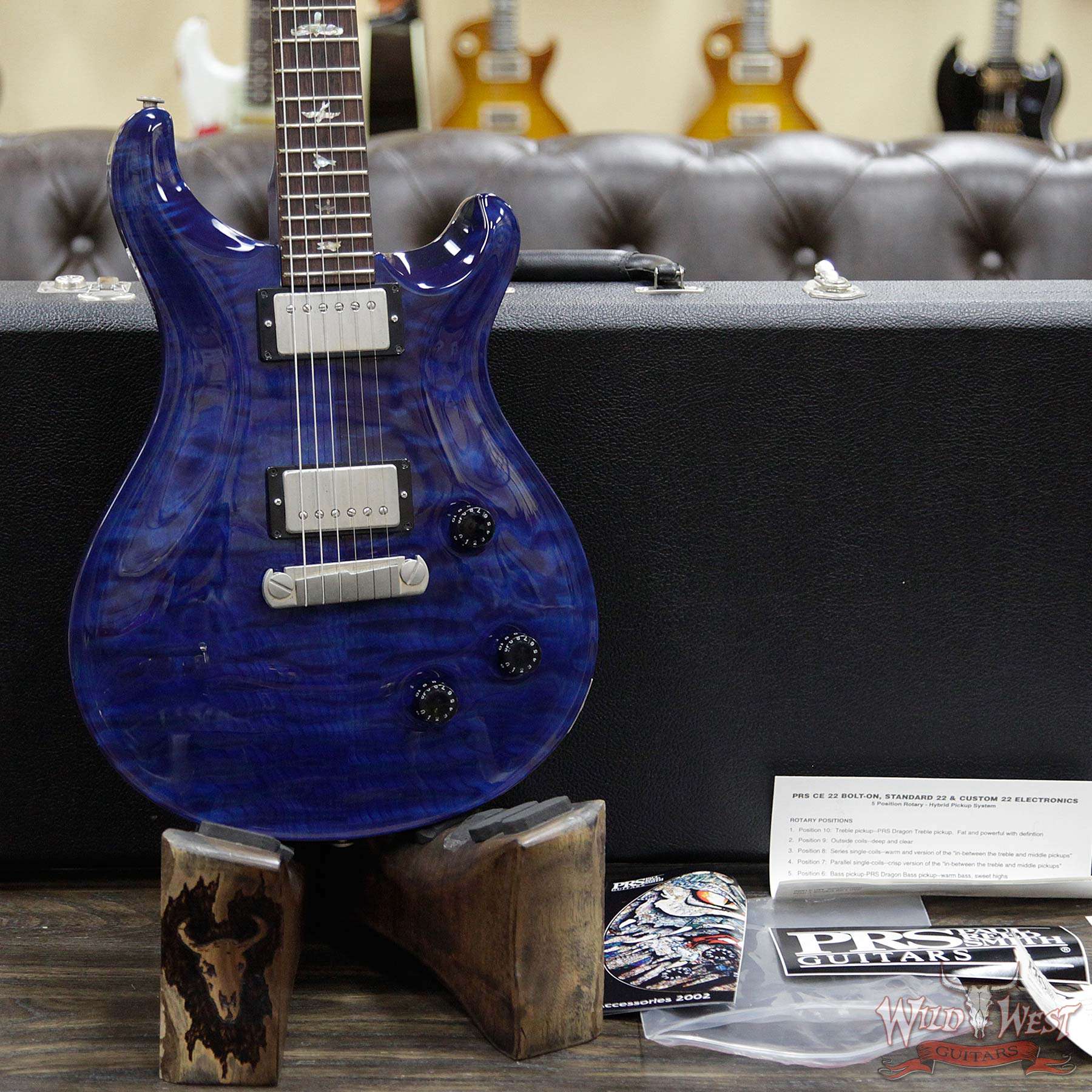 1998 Paul Reed Smith PRS 10 Top Quilt Maple Top Custom 22 Stoptail