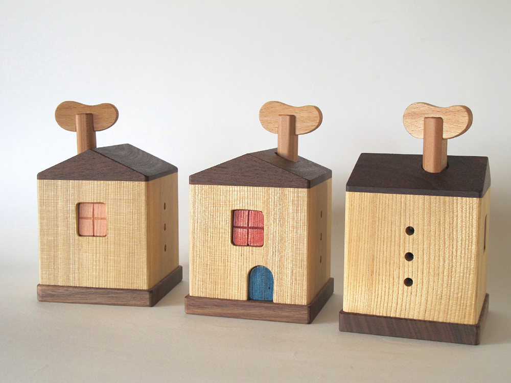 おうち型オルゴール – 小樽銭函 wood craft 木のおもちゃ 木の店AU・AU