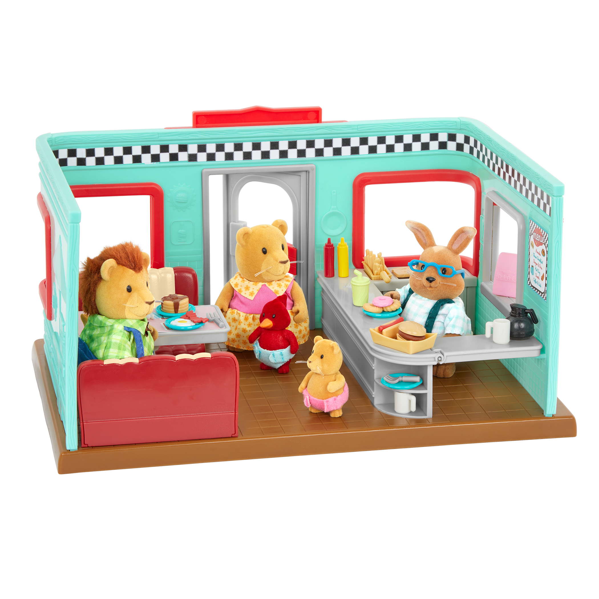 Li'l Nibbles Drive Thru Diner | Toy Restaurant with Accessories